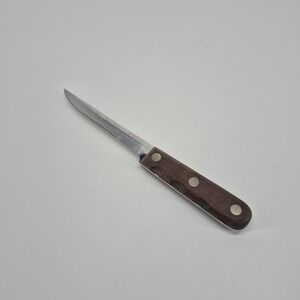 Vintage Case XX Cap 207-5 1/2 Stainless Full Tang Boning Knife Wood Handle